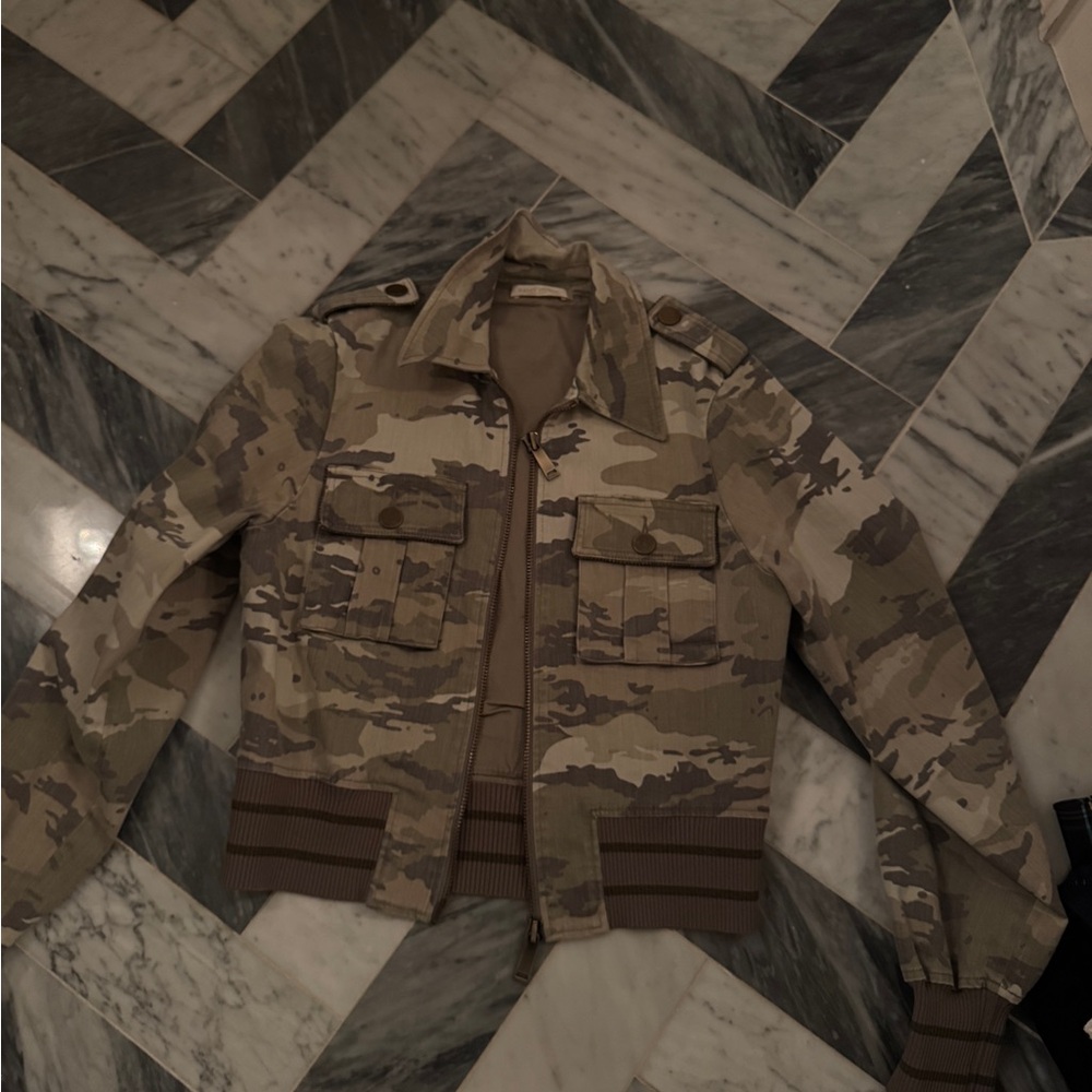 Camo Bomber Jacket